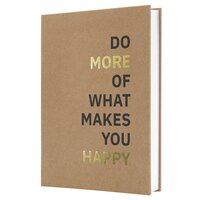 SIGEL JN805 Notizbuch Jolie, ca. A5, liniert, schwarz, braun, gold