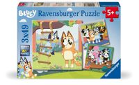 Kinderpuzzle 3x49 Teile - Bluey - Erinnerungen schaffen