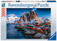Ravensburger Puzzle 17081 - Hamnoy, Lofoten - 3000 Teile Foto-Puzzle für Erwachsene und Kinder ab 14 Jahren, Puzzle mit Landschafts-Motiv von Norwegen