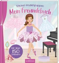 Sticker-Anziehpuppen – Mein Freundebuch (Ballerina)