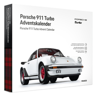 FRANZIS 67322 - Porsche 911 Turbo Adventskalender - Maßstab 1:24 in Grand-Prix-Weiß