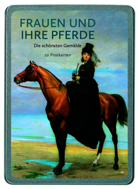Frauen und ihre Pferde Postkarte VE 20