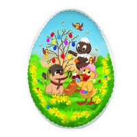 Trötsch Osterei zum Befüllen 18 cm Pittiplatsch und Freunde Füllei Pappei