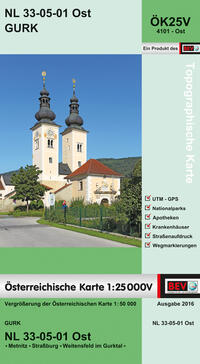 BEV-Karte 4101-Ost, Gurk 1:25 000V