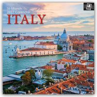 Italy – Italien 2027 – 16-Monatskalender