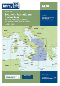 M30 Southern Adriatic and Ionian Seas, Imray Chart