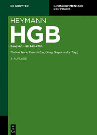 Heymann-Handelsgesetzbuch (ohne Seerecht) / §§ 343-475h