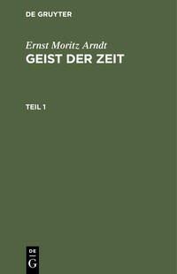 Geist der Zeit. Teil 1