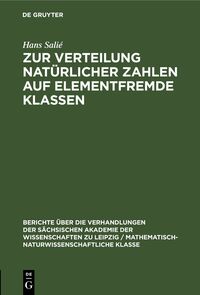 Zur Verteilung natürlicher Zahlen auf elementfremde Klassen