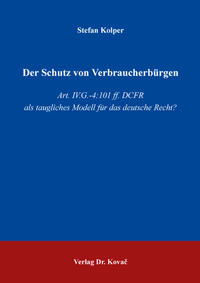 Der Schutz von Verbraucherbürgen