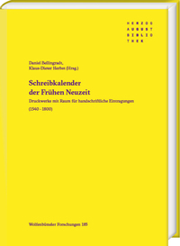 Schreibkalender der Frühen Neuzeit
