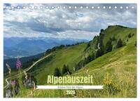 Alpenauszeit - Schöne Orte der Alpen (Tischkalender 2026 DIN A5 quer), CALVENDO Monatskalender