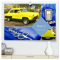 Henry J - Ein Amerikaner in Havanna (hochwertiger Premium Wandkalender 2026 DIN A2 quer), Kunstdruck in Hochglanz