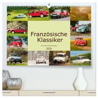 Französische Klassiker - 2CV und D Modell Oldtimer (hochwertiger Premium Wandkalender 2026 DIN A2 quer), Kunstdruck in Hochglanz