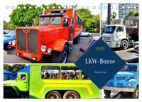 LKW-Busse - Made in Cuba (Tischkalender 2026 DIN A5 quer), CALVENDO Monatskalender