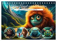 Keine Angst vor Monstern (Tischkalender 2026 DIN A5 quer), CALVENDO Monatskalender