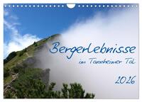 Bergerlebnisse im Tannheimer Tal (Wandkalender 2026 DIN A4 quer), CALVENDO Monatskalender