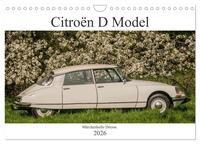 Citroën D Model – Märchenhafte Déesse (Wandkalender 2026 DIN A4 quer), CALVENDO Monatskalender