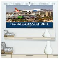 Flugzeugkalender - die besten Flugzeugbilder aus aller Welt (hochwertiger Premium Wandkalender 2026 DIN A2 quer), Kunstdruck in Hochglanz