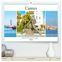Cannes - idyllische Stadt an der Côte d’Azur (hochwertiger Premium Wandkalender 2026 DIN A2 quer), Kunstdruck in Hochglanz