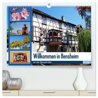 Willkommen in Bensheim an der Bergstraße (hochwertiger Premium Wandkalender 2026 DIN A2 quer), Kunstdruck in Hochglanz