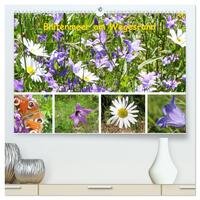 Blütenmeer am Wegesrand (hochwertiger Premium Wandkalender 2026 DIN A2 quer), Kunstdruck in Hochglanz