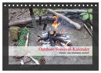 Outdoor-Survival-Kalender (Tischkalender 2026 DIN A5 quer), CALVENDO Monatskalender