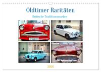 Oldtimer Raritäten - Britische Traditionsmarken (Wandkalender 2026 DIN A3 quer), CALVENDO Monatskalender