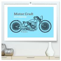 Motor Craft Motorräder (hochwertiger Premium Wandkalender 2026 DIN A2 quer), Kunstdruck in Hochglanz