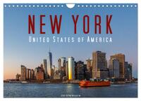 New York - United States of America (Wandkalender 2026 DIN A4 quer), CALVENDO Monatskalender