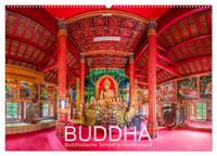 BUDDHA - Buddhistische Tempel in Nordthailand (Wandkalender 2026 DIN A2 quer), CALVENDO Monatskalender