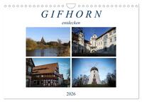 Gifhorn entdecken (Wandkalender 2026 DIN A4 quer), CALVENDO Monatskalender