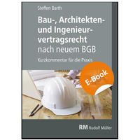 Bau-, Architekten- und Ingenieurvertragsrecht nach neuem BGB - E-Book (PDF)