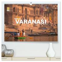 Indien - Varanasi (hochwertiger Premium Wandkalender 2026 DIN A2 quer), Kunstdruck in Hochglanz