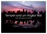 Tempel rund um Angkor Wat (Wandkalender 2026 DIN A4 quer), CALVENDO Monatskalender