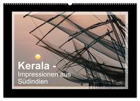 Kerala - Impressionen aus Südindien (Wandkalender 2026 DIN A2 quer), CALVENDO Monatskalender