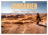 Jordanien Sand, Stein und Salz (Wandkalender 2026 DIN A4 quer), CALVENDO Monatskalender