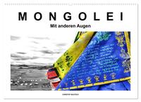 Mongolei – Mit anderen Augen (Wandkalender 2026 DIN A2 quer), CALVENDO Monatskalender