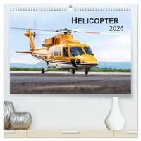 Helicopter 2026 (hochwertiger Premium Wandkalender 2026 DIN A2 quer), Kunstdruck in Hochglanz