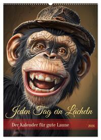 Jeden Tag ein Lächeln (Wandkalender 2026 DIN A2 hoch), CALVENDO Monatskalender