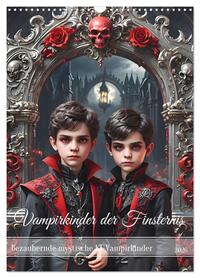 Vampirkinder der Finsternis (Wandkalender 2026 DIN A3 hoch), CALVENDO Monatskalender
