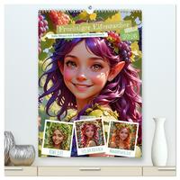 Fruchtiger Elfenzauber (hochwertiger Premium Wandkalender 2026 DIN A2 hoch), Kunstdruck in Hochglanz