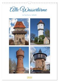 Alte Wassertürme (Wandkalender 2026 DIN A3 hoch), CALVENDO Monatskalender
