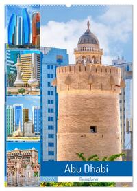 Abu Dhabi - Reiseplaner (Wandkalender 2026 DIN A2 hoch), CALVENDO Monatskalender