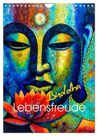 Lebensfreude Buddha (Wandkalender 2026 DIN A4 hoch), CALVENDO Monatskalender