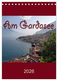 Am Gardasee (Tischkalender 2026 DIN A5 hoch), CALVENDO Monatskalender