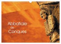 Abbatiale de Conques (Calendrier mural 2026 DIN A3 vertical), CALVENDO calendrier mensuel