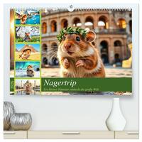 Nagertrip - Ein kleiner Hamster entdeckt die große Welt (hochwertiger Premium Wandkalender 2026 DIN A2 quer), Kunstdruck in Hochglanz