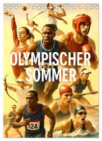 Olympischer Sommer (Tischkalender 2026 DIN A5 hoch), CALVENDO Monatskalender