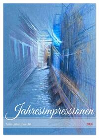Anna Arndt Jahresimpressionen mit Planer (Wandkalender 2026 DIN A2 hoch), CALVENDO Monatskalender